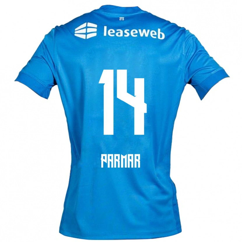 Danxen Kid Aryan Parmar #14 Blue White Away Jersey 2025/26 T-Shirt