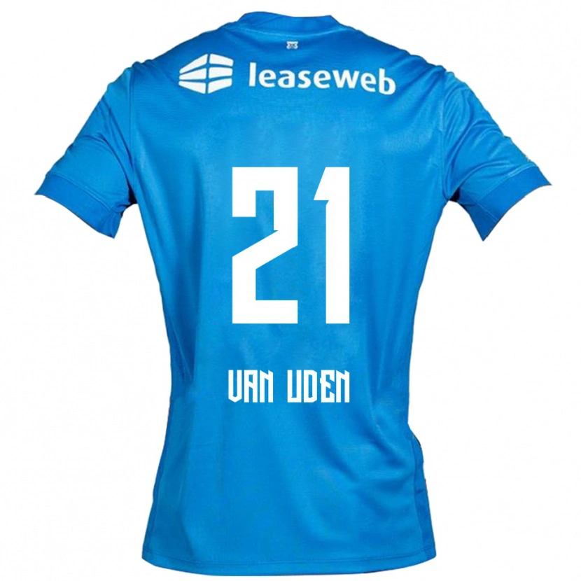 Danxen Kid Jasmijn Van Uden #21 Blue White Away Jersey 2025/26 T-Shirt