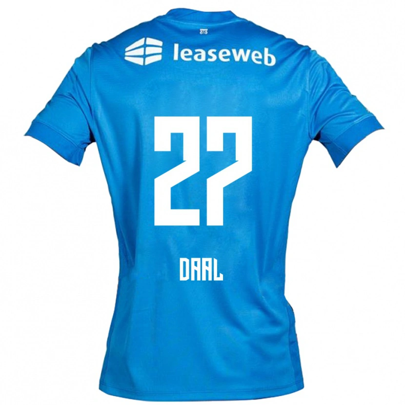 Danxen Kid Ro-Zangelo Daal #27 Blue White Away Jersey 2025/26 T-Shirt