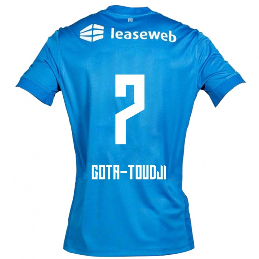 Danxen Kid Mawulom Gota-Toudji #7 Blue White Away Jersey 2025/26 T-Shirt