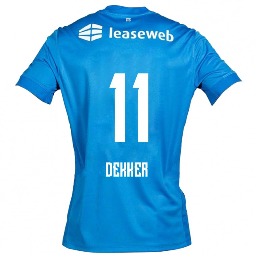 Danxen Kid Isabella Dekker #11 Blue White Away Jersey 2025/26 T-Shirt