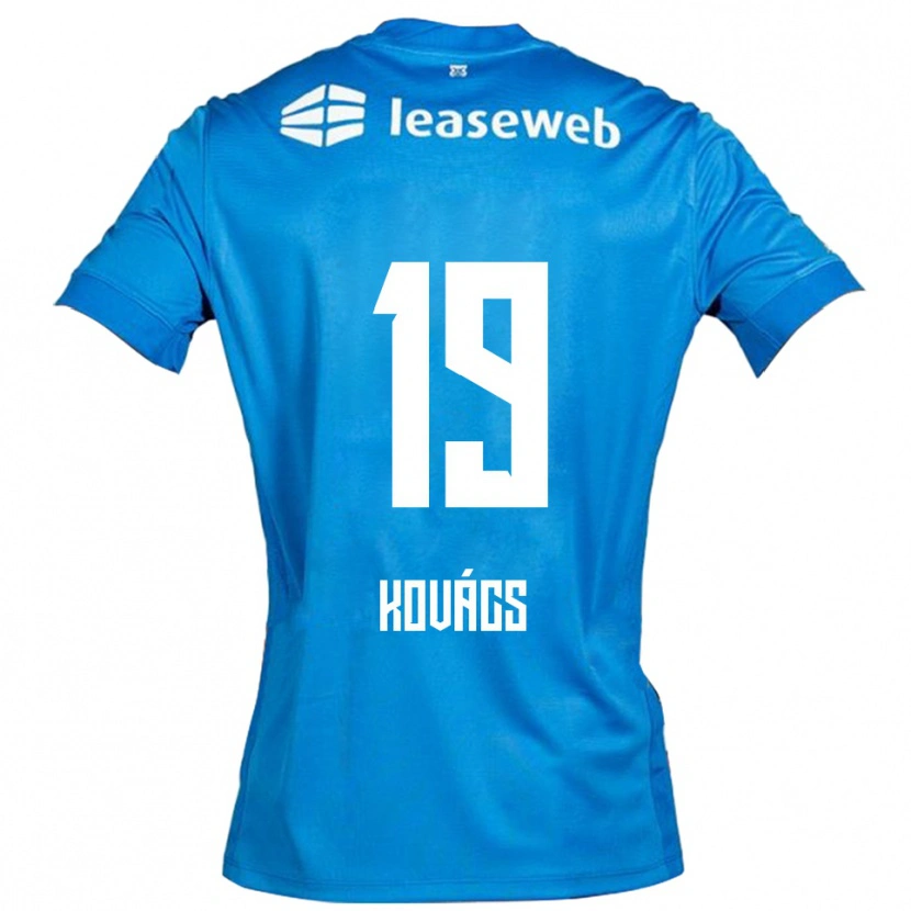 Danxen Kid Bendegúz Kovács #19 Blue White Away Jersey 2025/26 T-Shirt