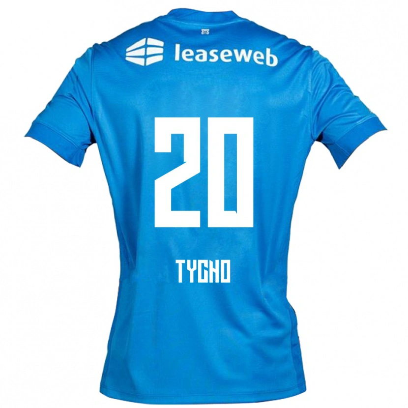 Danxen Kid Tycho De Wit #20 Blue White Away Jersey 2025/26 T-Shirt