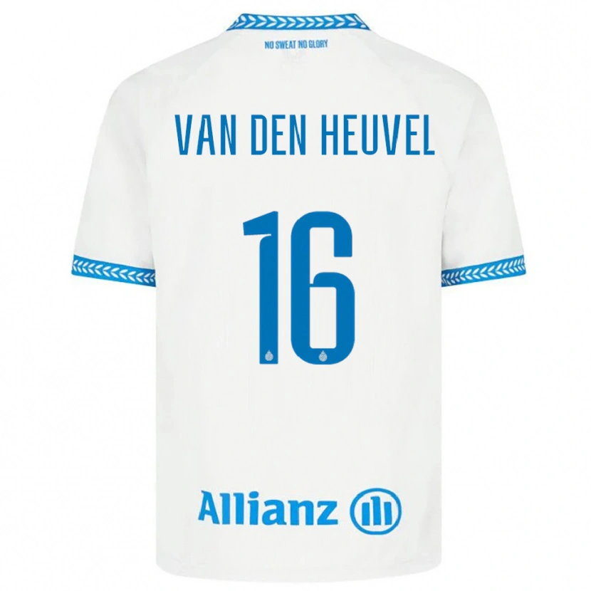 Danxen Kid Dani Van Den Heuvel #16 Blue White Away Jersey 2025/26 T-Shirt