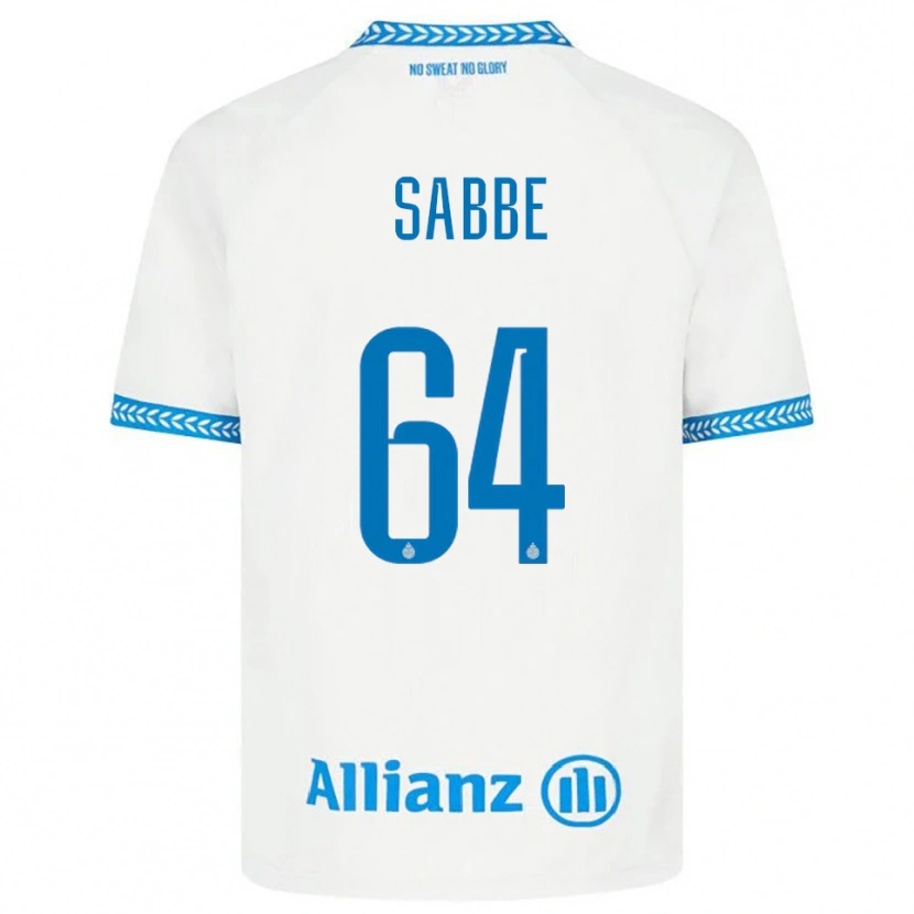 Danxen Kid Kyriani Sabbe #64 Blue White Away Jersey 2025/26 T-Shirt