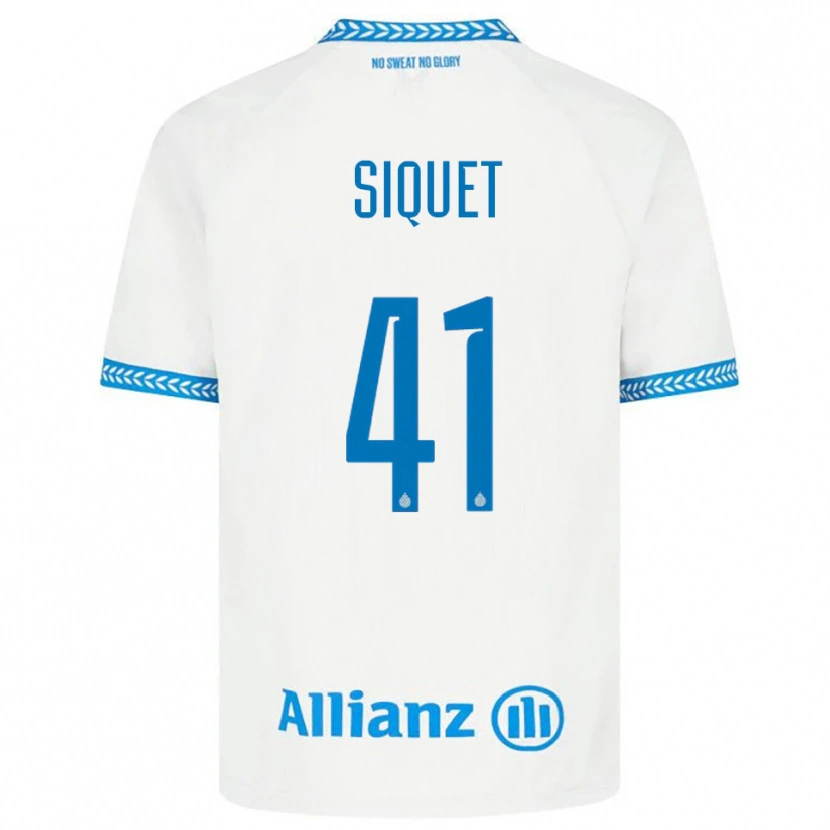 Danxen Kid Hugo Siquet #41 Blue White Away Jersey 2025/26 T-Shirt