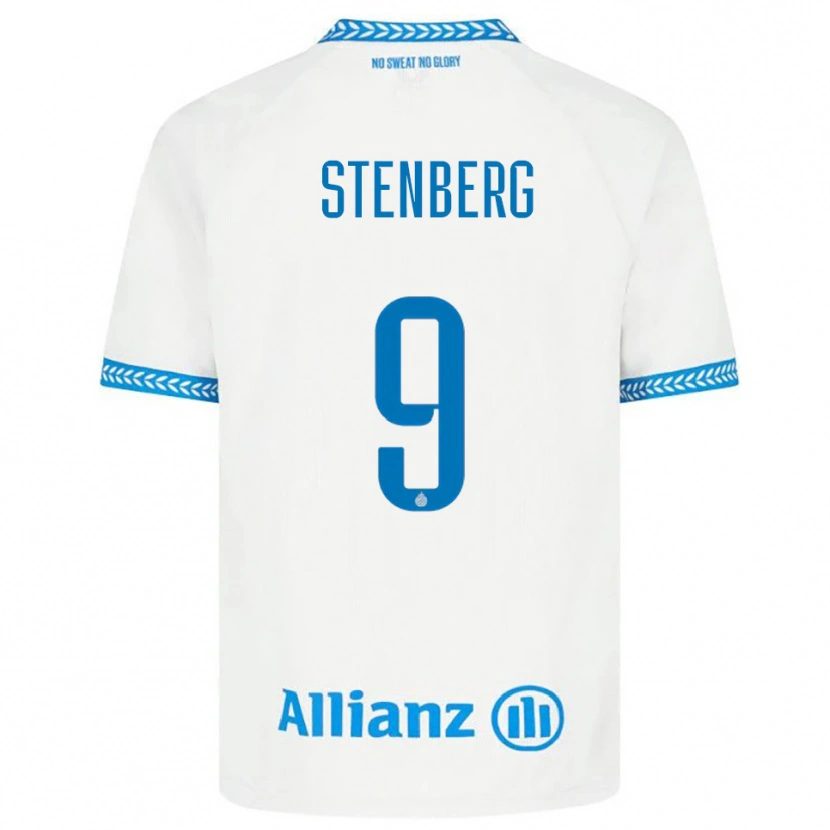 Danxen Kid Hanna Stenberg #9 Blue White Away Jersey 2025/26 T-Shirt