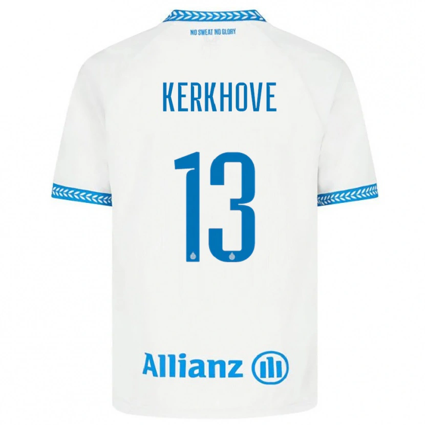 Danxen Kid Angel Kerkhove #13 Blue White Away Jersey 2025/26 T-Shirt