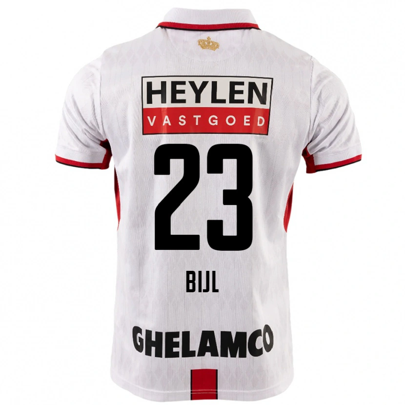 Danxen Kid Glenn Bijl #23 White Red Away Jersey 2025/26 T-Shirt