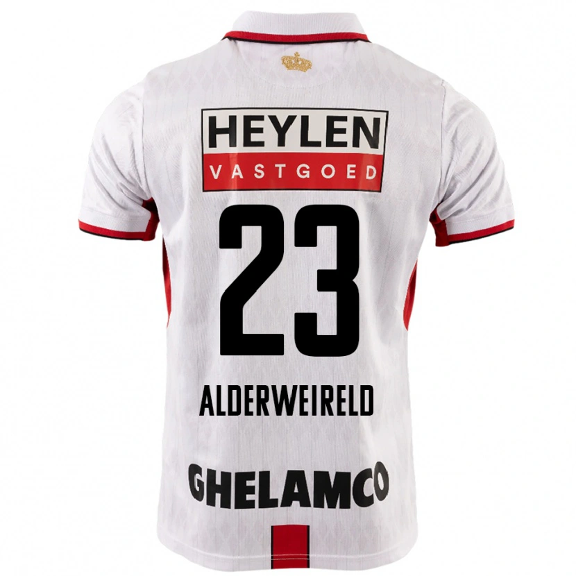 Danxen Kid Toby Alderweireld #23 White Red Away Jersey 2025/26 T-Shirt