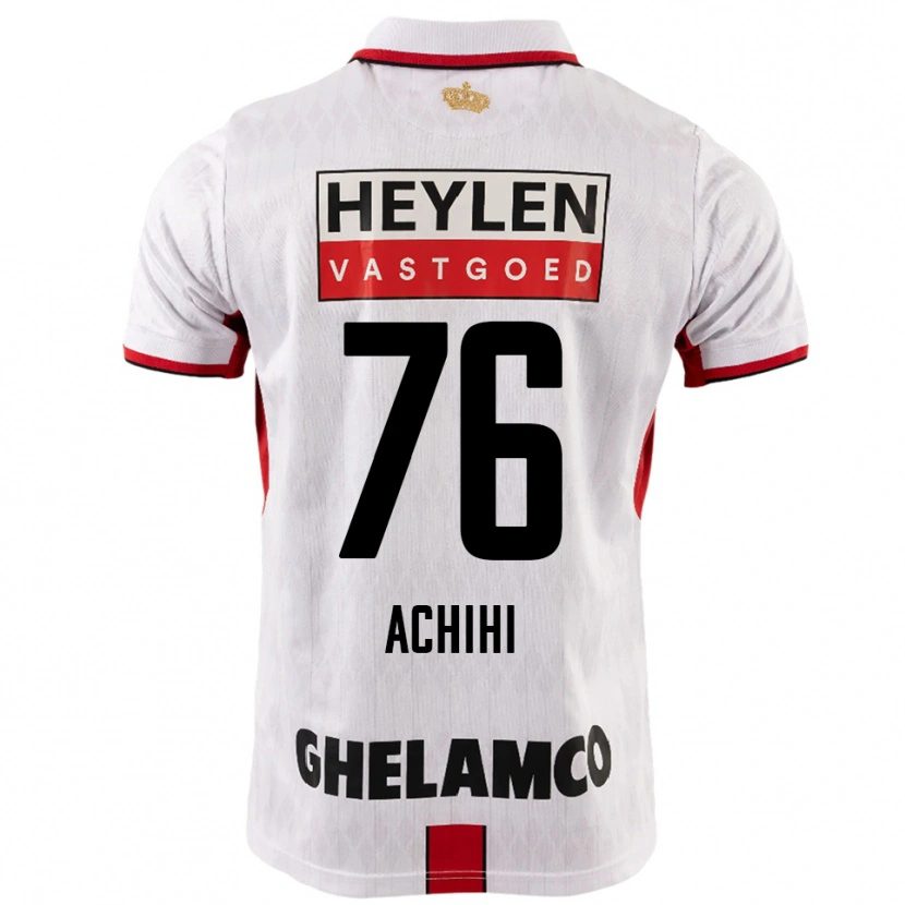 Danxen Kid Orseer Achihi #76 White Red Away Jersey 2025/26 T-Shirt
