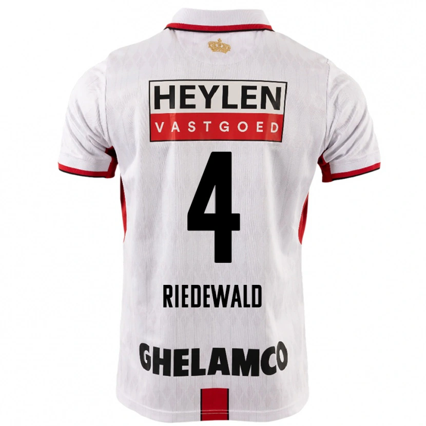 Danxen Kid Jairo Riedewald #4 White Red Away Jersey 2025/26 T-Shirt