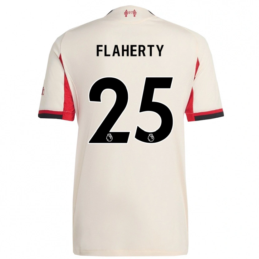 Danxen Kid Gilly Flaherty #25 White Black Away Jersey 2025/26 T-Shirt