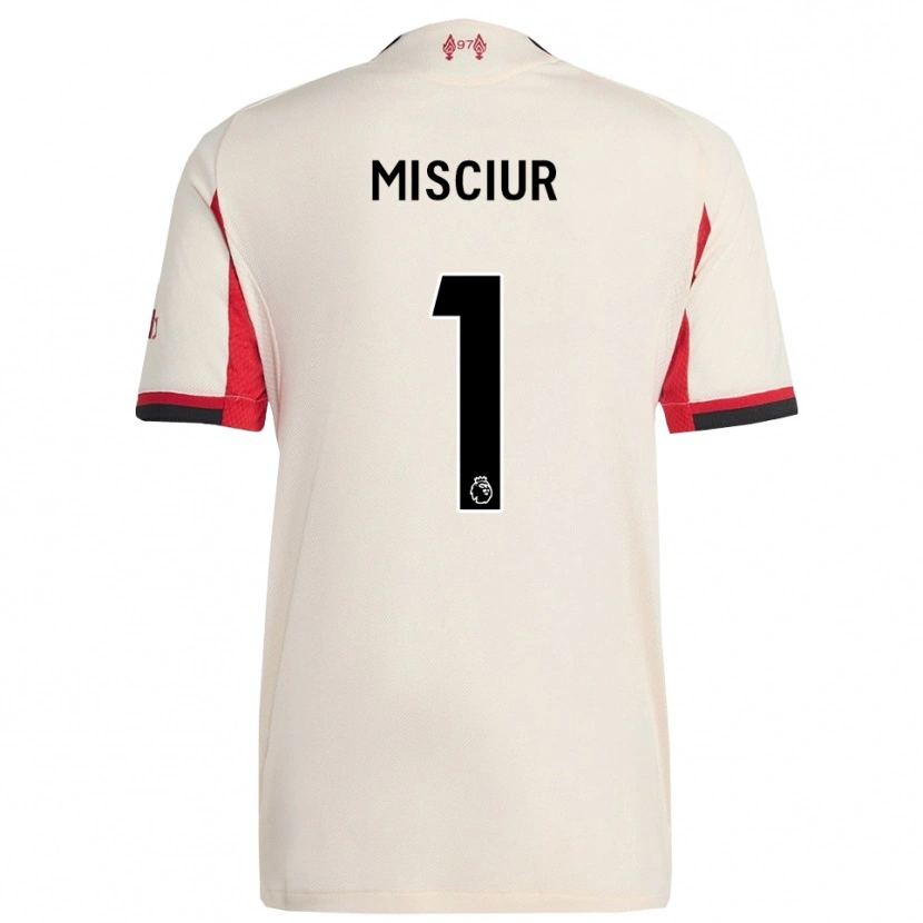 Danxen Kid Kornel Misciur #1 White Black Away Jersey 2025/26 T-Shirt