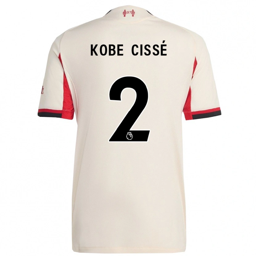 Danxen Kid Prince Kobe Cissé #2 White Black Away Jersey 2025/26 T-Shirt