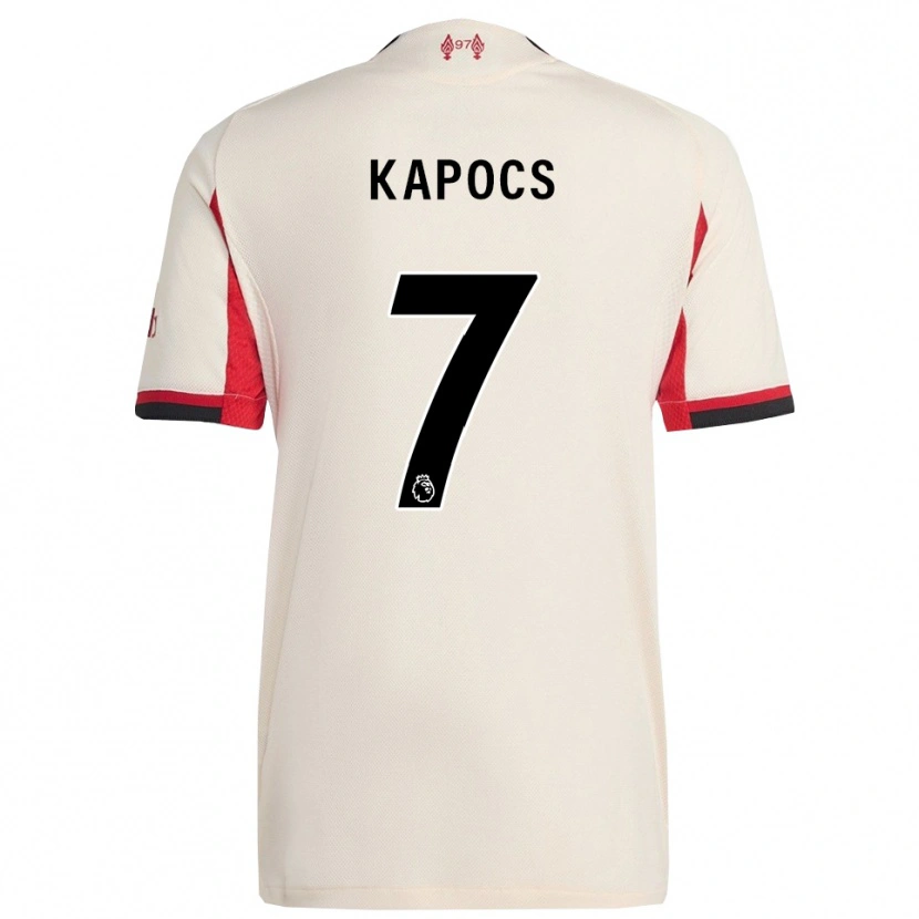 Danxen Kid Cornelia Kapocs #7 White Black Away Jersey 2025/26 T-Shirt