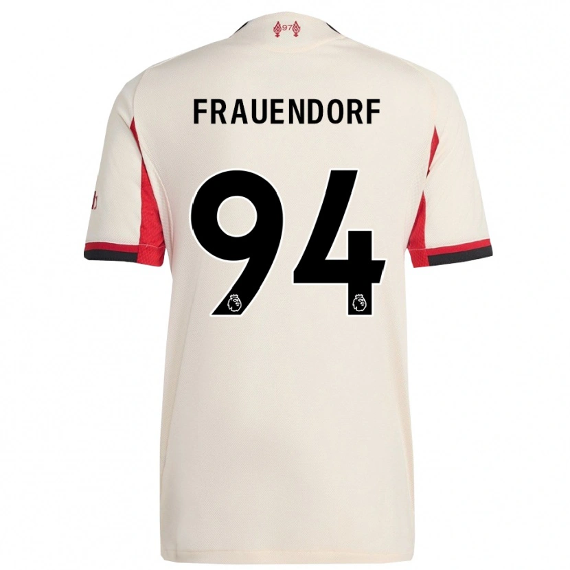 Danxen Kid Melkamu Frauendorf #94 White Black Away Jersey 2025/26 T-Shirt