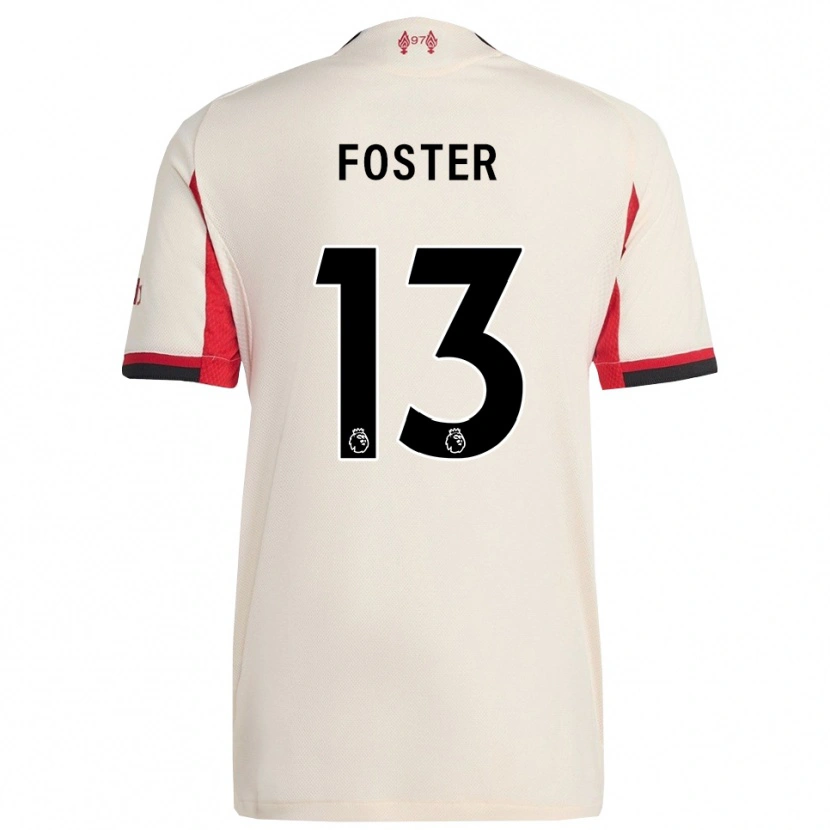 Danxen Kid Rylee Foster #13 White Black Away Jersey 2025/26 T-Shirt