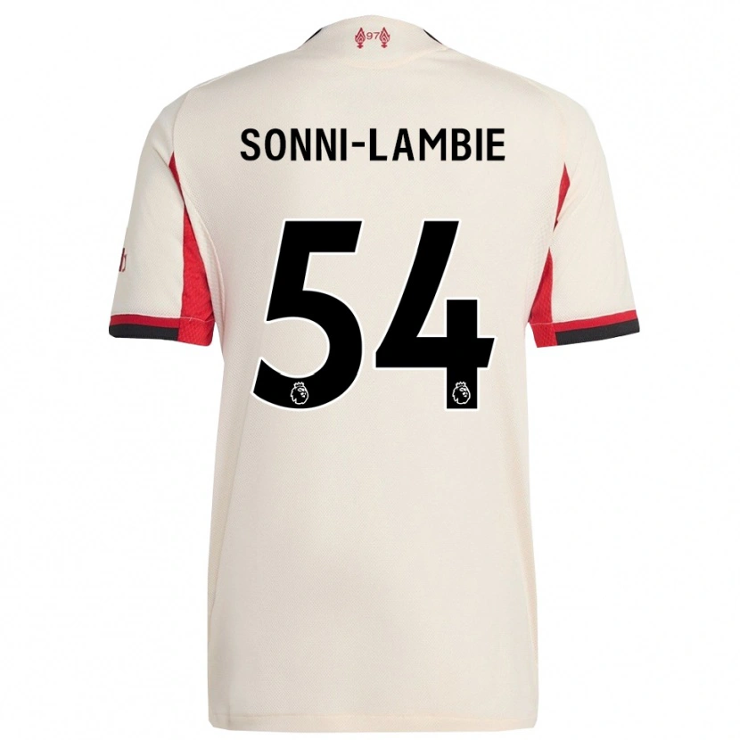 Danxen Kid Joshua Sonni-Lambie #54 White Black Away Jersey 2025/26 T-Shirt