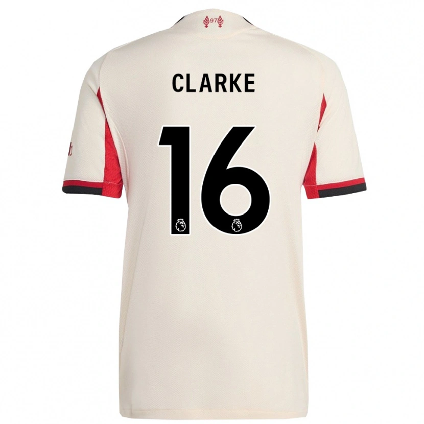 Danxen Kid Lucas Clarke #16 White Black Away Jersey 2025/26 T-Shirt