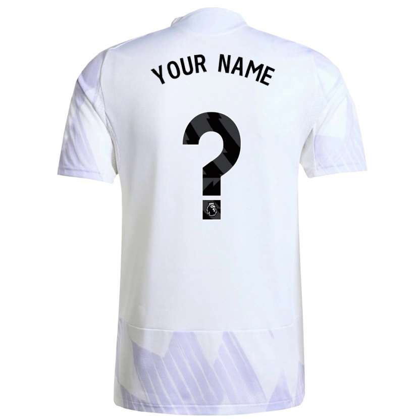 Danxen Kid Your Name #0 White Purple Purple Away Jersey 2025/26 T-Shirt