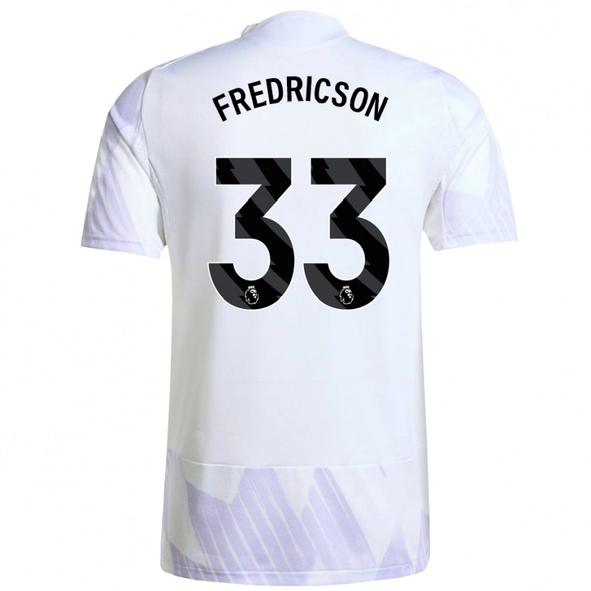 Danxen Kid Tyler Fredricson #33 White Purple Purple Away Jersey 2025/26 T-Shirt