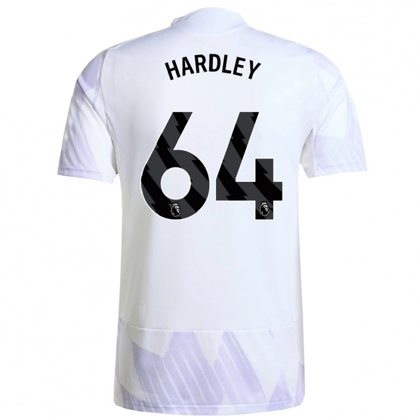Danxen Kid Bjorn Hardley #64 White Purple Purple Away Jersey 2025/26 T-Shirt