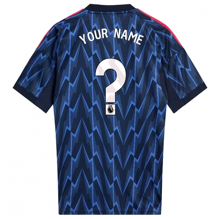 Danxen Kid Your Name #0 Navy Red Away Jersey 2025/26 T-Shirt