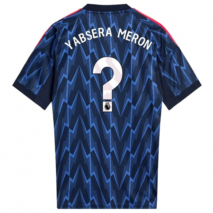 Danxen Kid Yabsera Meron #0 Navy Red Away Jersey 2025/26 T-Shirt