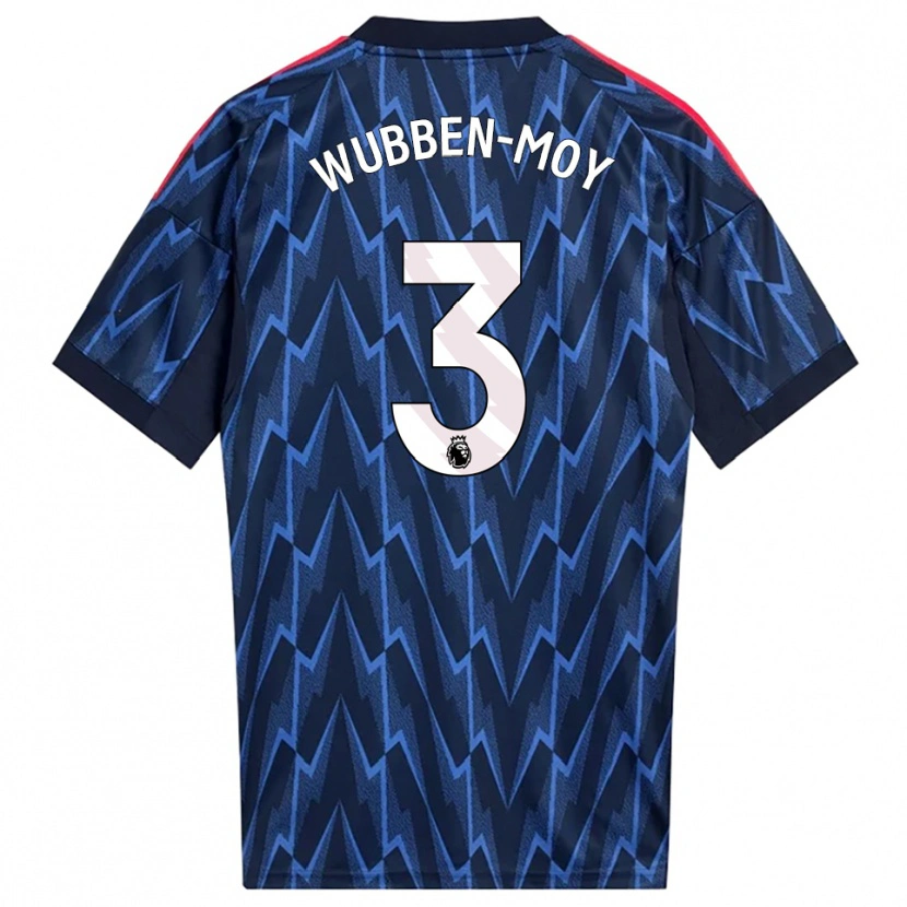 Danxen Kid Lotte Wubben-Moy #3 Navy Red Away Jersey 2025/26 T-Shirt