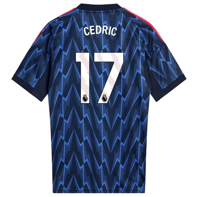 Danxen Kid Cedric Soares #17 Navy Red Away Jersey 2025/26 T-Shirt