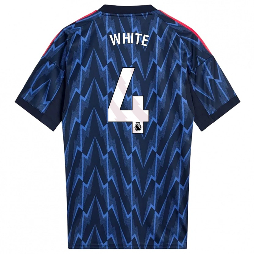 Danxen Kid Ben White #4 Navy Red Away Jersey 2025/26 T-Shirt