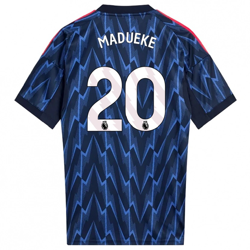 Danxen Kid Noni Madueke #20 Navy Red Away Jersey 2025/26 T-Shirt