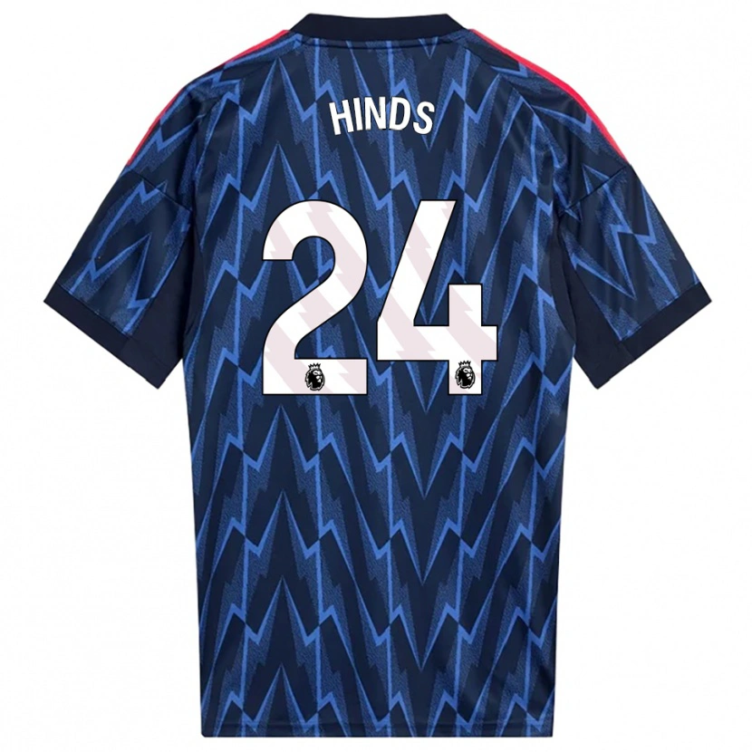 Danxen Kid Taylor Hinds #24 Navy Red Away Jersey 2025/26 T-Shirt