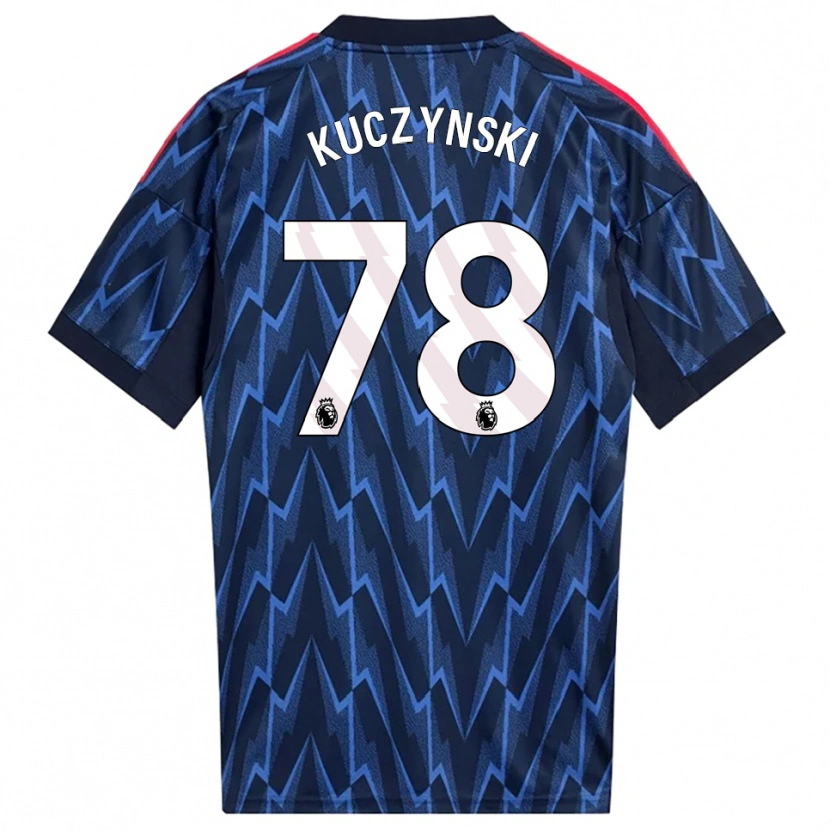 Danxen Kid Max Kuczynski #78 Navy Red Away Jersey 2025/26 T-Shirt