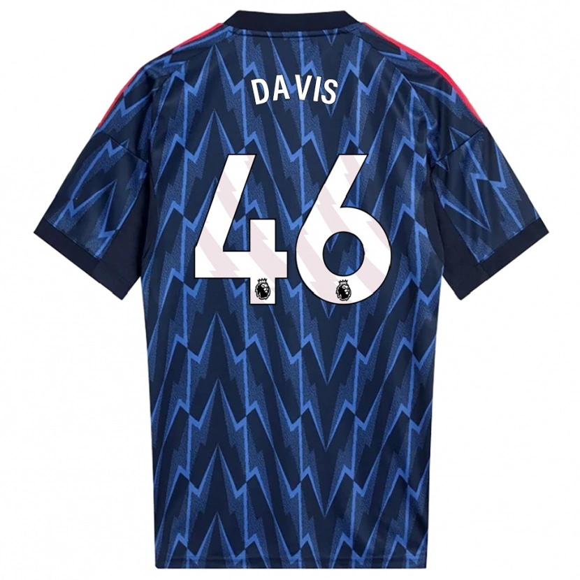 Danxen Kid Timi Davis #46 Navy Red Away Jersey 2025/26 T-Shirt