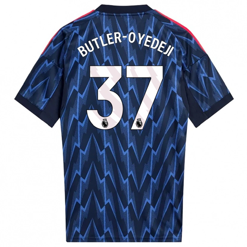 Danxen Kid Nathan Butler-Oyedeji #37 Navy Red Away Jersey 2025/26 T-Shirt