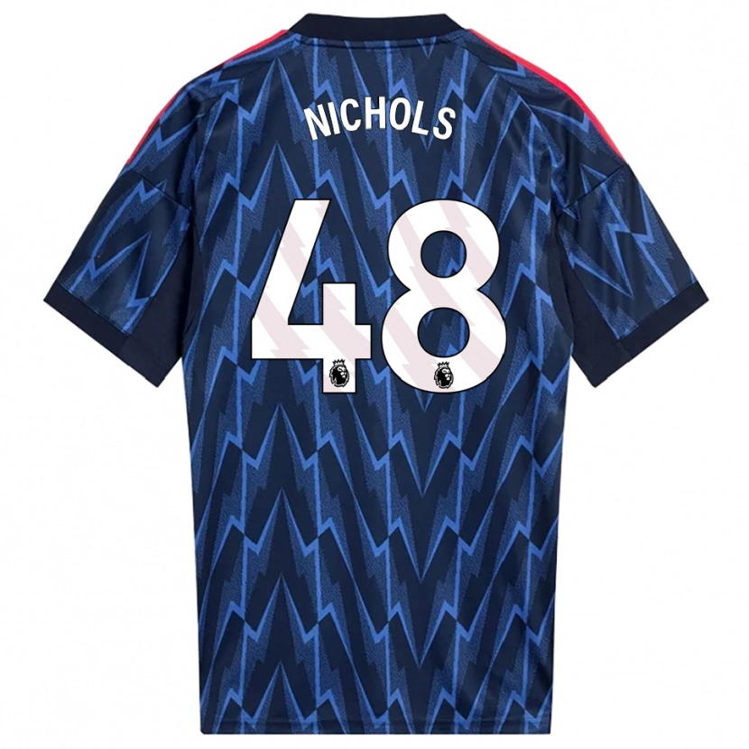 Danxen Kid Josh Nichols #48 Navy Red Away Jersey 2025/26 T-Shirt