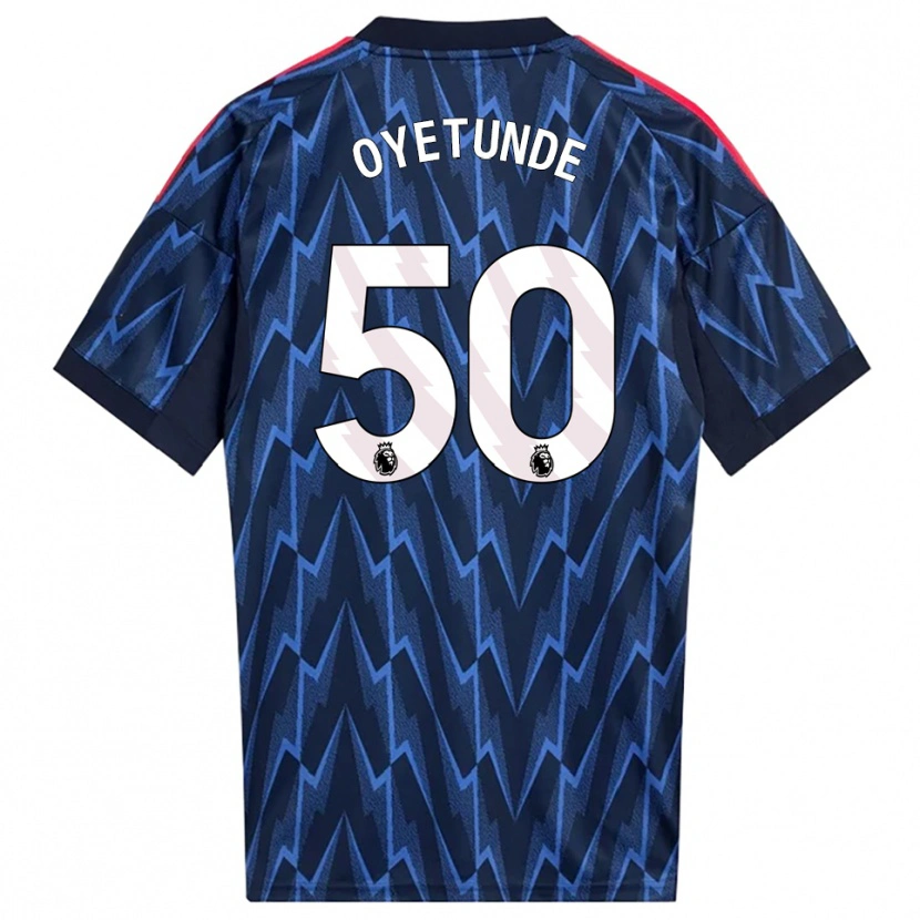 Danxen Kid Daniel Oyetunde #50 Navy Red Away Jersey 2025/26 T-Shirt