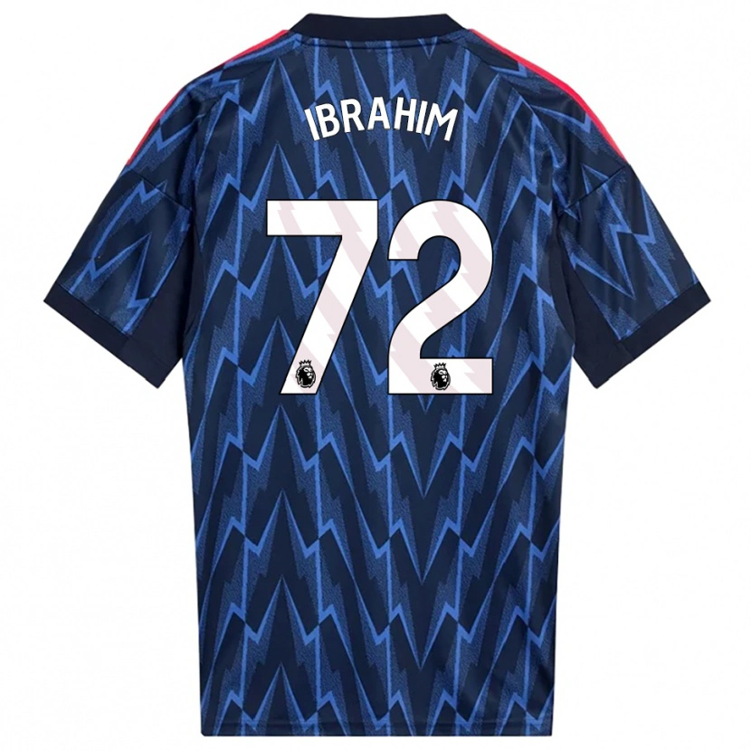 Danxen Kid Ife Ibrahim #72 Navy Red Away Jersey 2025/26 T-Shirt