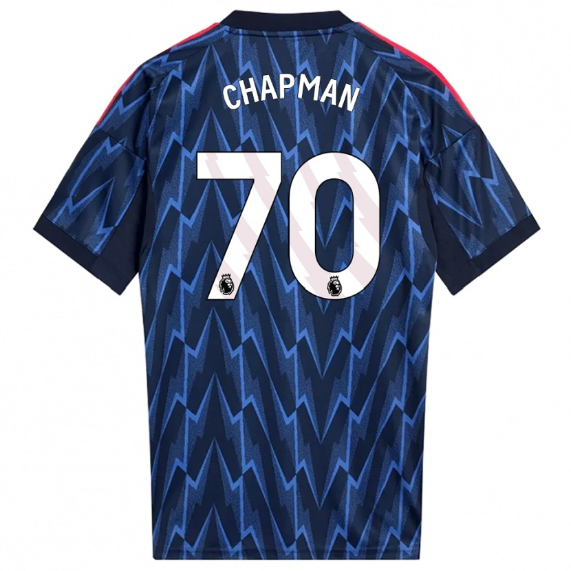 Danxen Kid Samuel Chapman #70 Navy Red Away Jersey 2025/26 T-Shirt