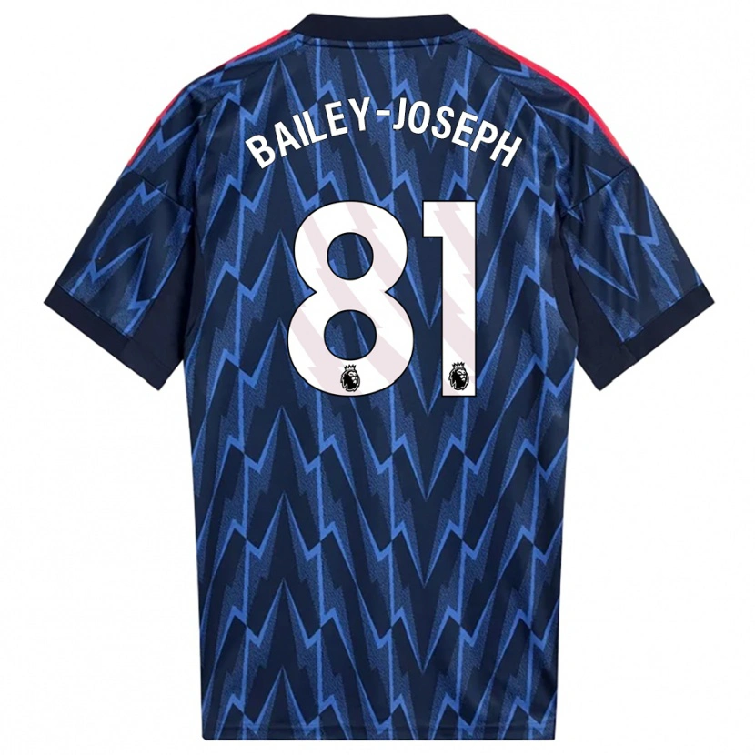 Danxen Kid Brando Bailey-Joseph #81 Navy Red Away Jersey 2025/26 T-Shirt