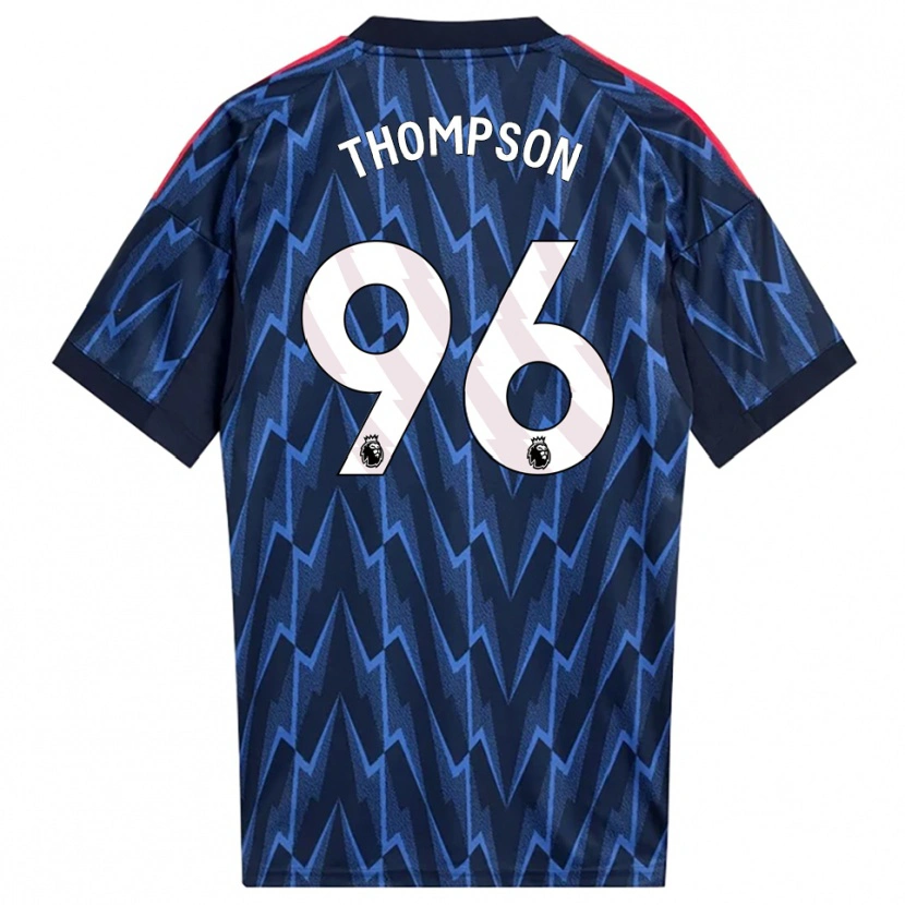 Danxen Kid Kyran Thompson #96 Navy Red Away Jersey 2025/26 T-Shirt