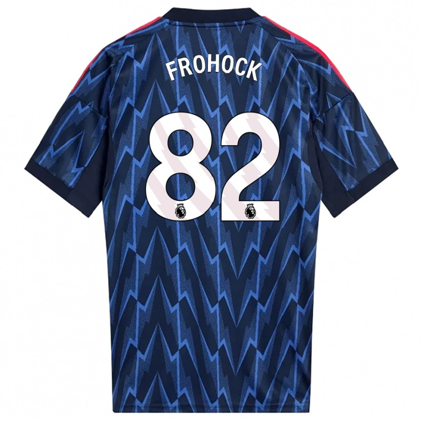 Danxen Kid Marley Frohock #82 Navy Red Away Jersey 2025/26 T-Shirt
