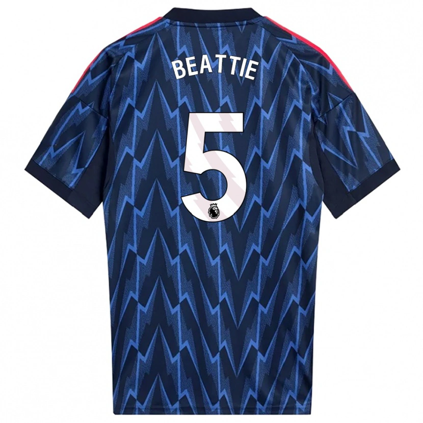 Danxen Kid Jen Beattie #5 Navy Red Away Jersey 2025/26 T-Shirt