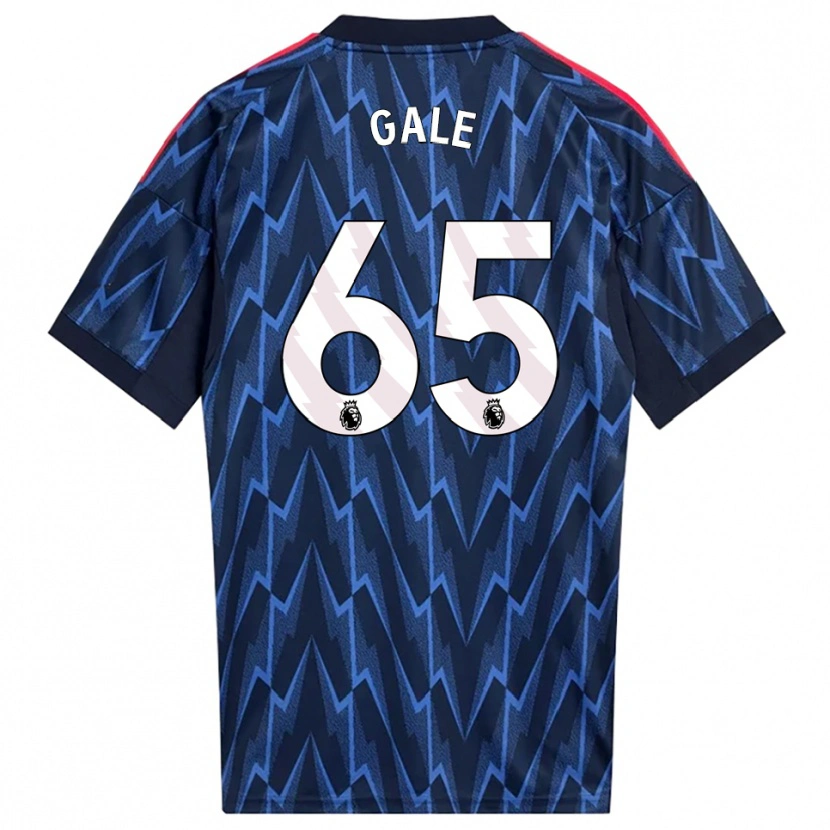 Danxen Kid Jessie Gale #65 Navy Red Away Jersey 2025/26 T-Shirt