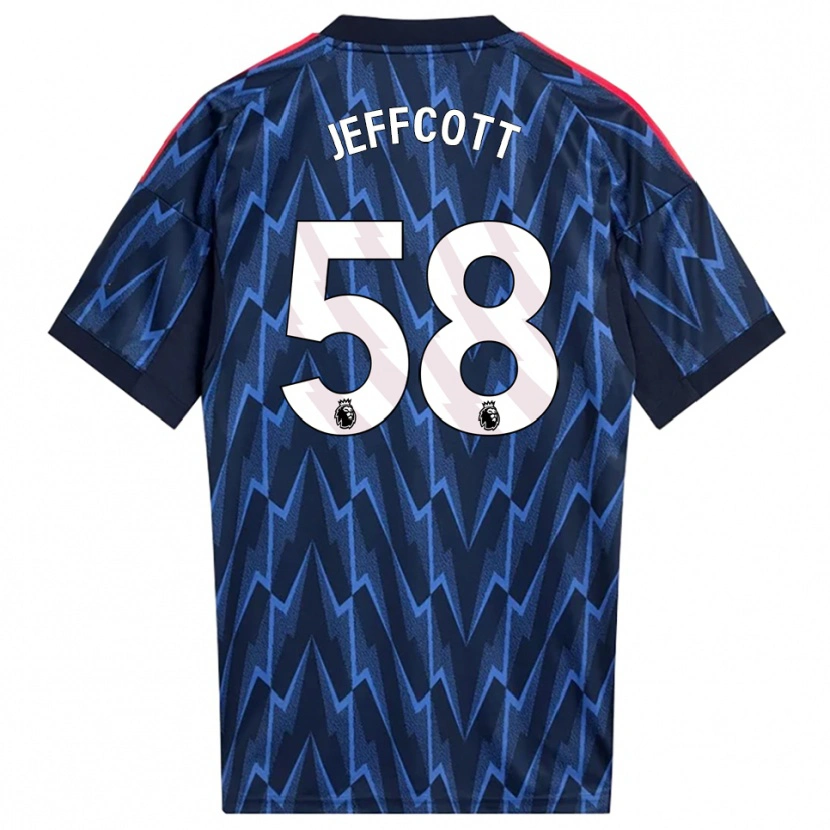 Danxen Kid Henry Jeffcott #58 Navy Red Away Jersey 2025/26 T-Shirt