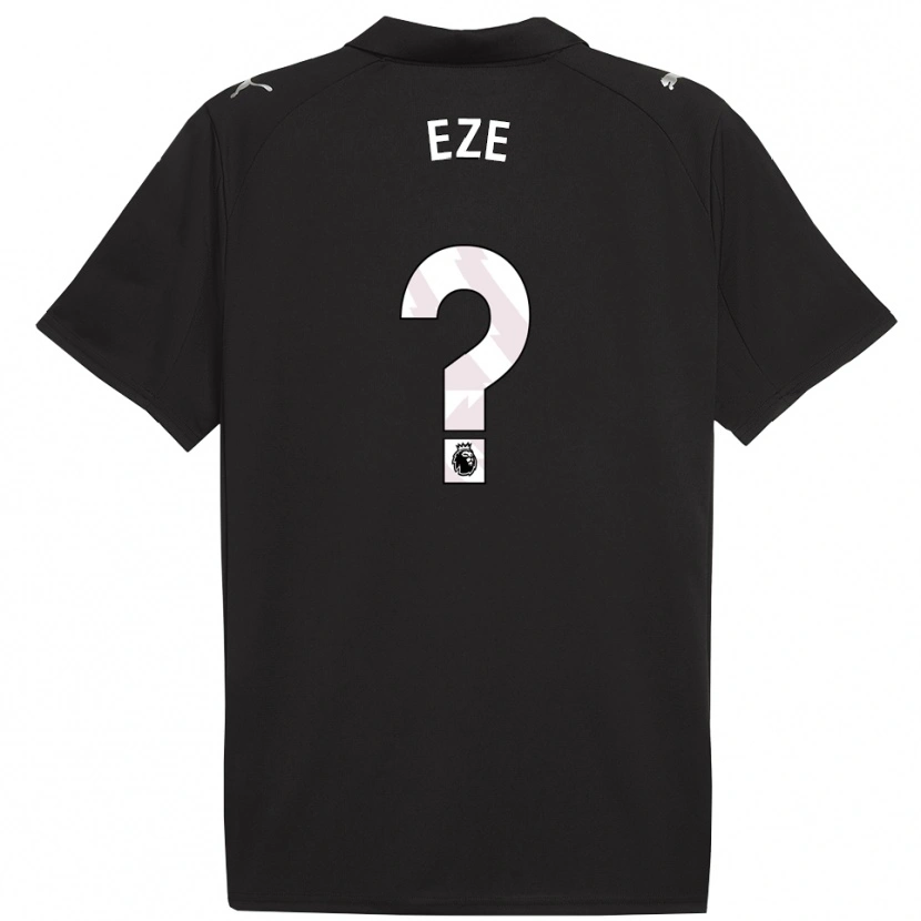 Danxen Kid David Eze #0 Black White Away Jersey 2025/26 T-Shirt