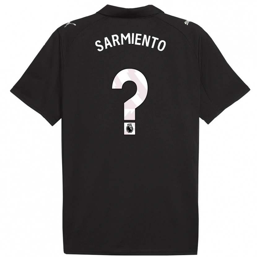 Danxen Kid Darío Sarmiento #0 Black White Away Jersey 2025/26 T-Shirt