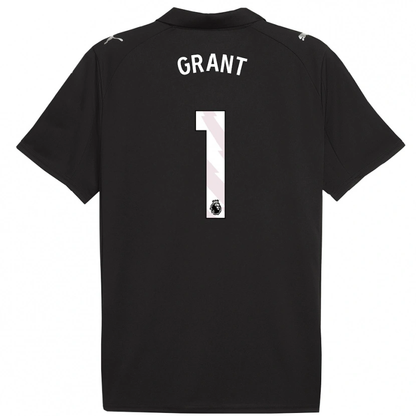 Danxen Kid True Grant #1 Black White Away Jersey 2025/26 T-Shirt